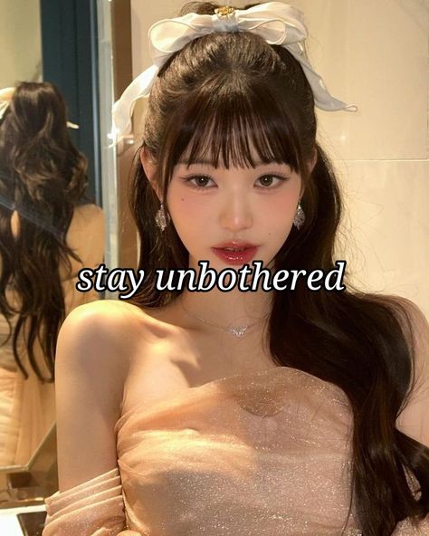 jang wonyoung whisper mindset it girl pink pilates princess kpop it girl energy that girl unbothered idgaf mindset That Girl Mindset, It Girl Mindset, Kpop It Girl, Idc Mindset, Idgaf Energy, Idgaf Mindset, Idgaf Era, Stay Unbothered, Wonyoung Whisper