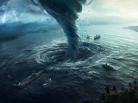 Astonishing And Intriguing Facts About The Bermuda Triangle: TripHobo Bermuda Triangle Facts, Tornado Wallpaper, Camels Illustration, Mary Celeste, Rogue Wave, Mysteries Of The World, Unsolved Mystery, Sea Of Japan, Iwo Jima