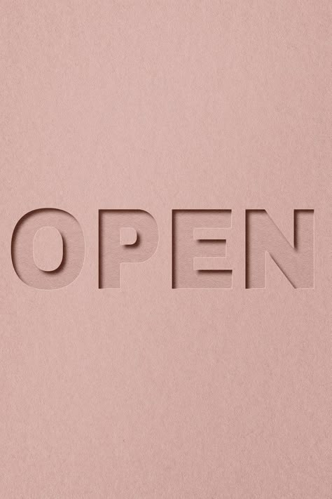 Open word bold paper cut font typography | free image by rawpixel.com / Wit Background For Fb, Art Shop Design, Cafeteria Aesthetic, Hair Care Business, Melanin Aesthetic, Open Word, Word Art Typography, Shadow Illustration, Logo Facebook