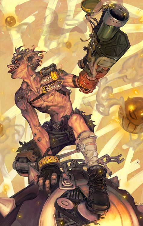 Junkrat Fanart, Jamison Fawkes, Junkrat And Roadhog, Overwatch Wallpapers, Over Watch, Heroes Of The Storm, Overwatch Fan Art, Overwatch 2, 영감을 주는 캐릭터