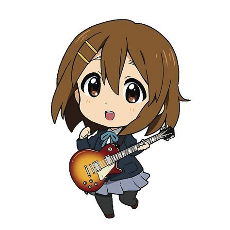 Yui K-on Icon, K-on Icons, Mio Akiyama, Yui Hirasawa, Slice Of Life Anime, K On, Png Icons, Chibi Drawings, Iconic Photos