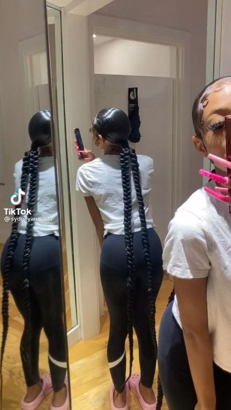 Sleek Braided Ponytail, Slick Ponytail, Weave Ponytail Hairstyles, Sleek Ponytail Hairstyles, Weave Ponytail, Black Ponytail Hairstyles, Box Braids Hairstyles For Black Women, Braided Ponytail Hairstyles, Girls Hairstyles Braids