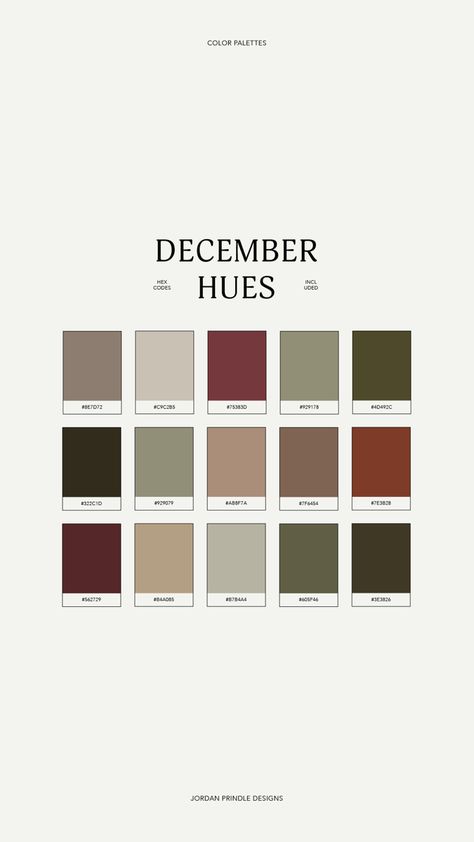 Sharing some December inspired color palettes to use in your holiday projects this christmas and holiday season. Graphic Design Terms, Writing A Mission Statement, Product Packaging Design, Be Intentional, Graphic Design Blog, Design Theory, Branding Resources, Create Graphics, Brand Fonts