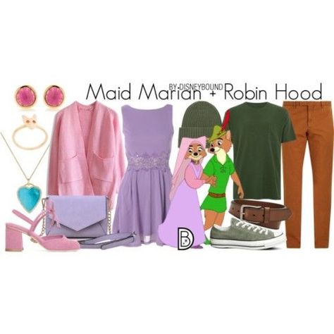 Maid Marion Costume, Robin Hood Disneybound, Maid Marian Disneybound, Disneybound Couples, Hood Outfits, Bounding Outfits, Disneybounding Ideas, Disneybound Ideas, Fashion Films