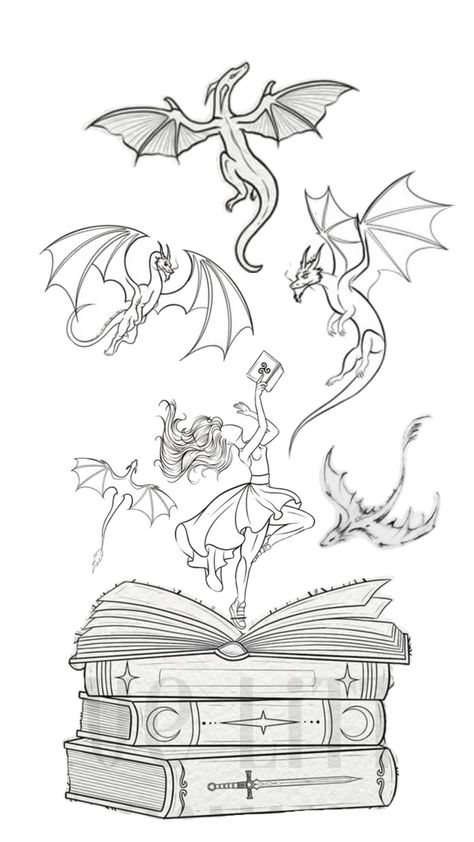 Tog Wyvern, Wyvern Tattoo, Fourth Wing, Cards Art, Little Dragon, The Reader, Baby Tattoos, Cameo Projects, Art Plastique