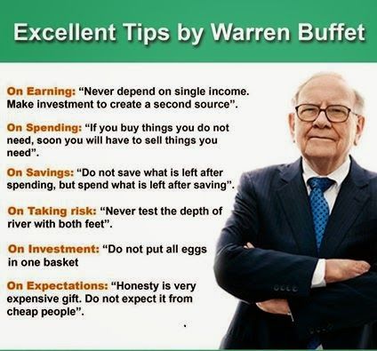 Warren Buffett Quotes investment expectations saving spending Citation Force, Trade Finance, Warren Buffett, Money Money Money, Financial Tips, Money Matters, Financial Advice, Debt Free, Money Money