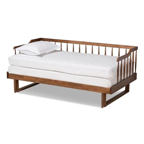 Spindle Daybed, Twin Daybed With Trundle, Spindle Design, Daybed Bedding, Cama King Size, Twin Size Bed, Lit King Size, Wood Daybed, Daybed With Storage