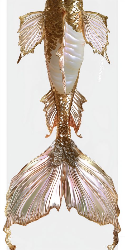 Iridescent Mermaid Tail, Mermaid Tail Designs Art, Unique Sea Creatures, Manta Ray Mermaid, Fish Tail Drawing, Pretty Mermaid Tails, Mermaid Tails Aesthetic, Mermaid Tail Ideas, Siren Tail Aesthetic