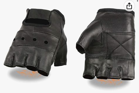 Leather Pull On closure Men's Leather Fingerless Gloves Model Number: SH216-XS-BLACK Item Package Dimension: 12.0" L x 2.0" W x 9.0" H Item Package Weight: 1.0 lb Fingerless Leather Gloves, Leather Fingerless Gloves, Biker Gloves, Women Gloves, Gloves Men, Motorcycle Black, Gloves Women, Fashion Gloves, Gloves Fashion