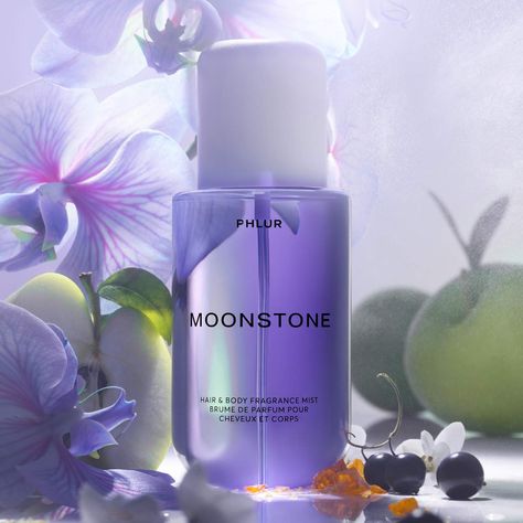 Moonstone Hair, Hair And Body Mist, Apple Pomegranate, Body Fragrance, Fragrances Perfume Woman, Perfume Ad, Photography Product, Beauty Companies, Beauty Products Photography