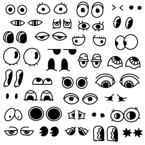 Drawing Style Types Check more at https://aspirasi.my.id/drawing-style-types/ Eye Drawing Easy Cartoon, Monster Eyes Drawing Reference, Excited Eyes Drawing, Funny Eyes Drawing, High Eyes Cartoon, Cartoon Eye Styles, Different Kinds Of Eyes, Eye Styles Drawing, Cartoon Eyes Reference