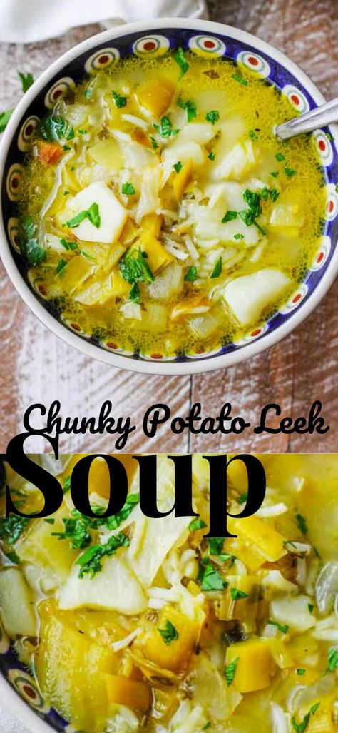 Potato Leek Stew, Scottish Potato Leek Soup, Chicken Leek And Potato Soup, Hearty Potato Leek Soup, Potatoes Leek Soup Recipe, Wild Leek And Potato Soup, Soup With Leeks And Chicken, Best Potato Leek Soup Recipe, Leak Soup Crockpot