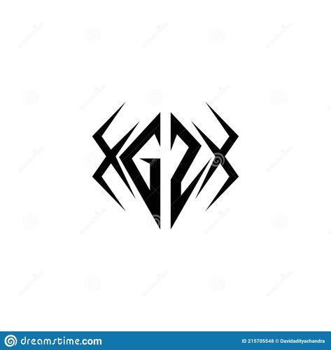 Gz Logo, Branding Illustration, Logo Business, Business Branding, Business Fashion, Cool Style, Stock Vector, Initials, Vector Illustration