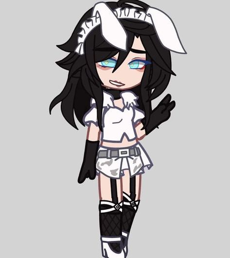 Gacha Bunny, Emoji Art, Bunny Outfit, Club Life, Club Style, Club Design, Character Outfits, Gacha Club, Club Outfits