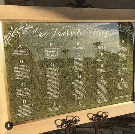 Moss Seating Chart Wedding, Fairytale Seating Chart Wedding, Moss Seating Chart, Bayou Wedding, Fairy Wedding, Celtic Wedding, Woodland Fairy, Enchanted Garden, Magical Forest