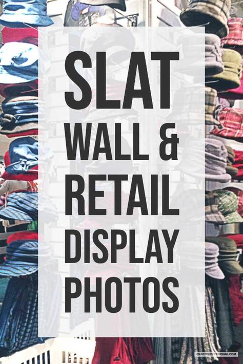 Slat Wall Clothing Display, Store Wall Display Ideas, Mens Retail Display, Slat Wall Store Display, Boutique Slat Wall Display Ideas, Tshirt Retail Display, Boutique Slat Wall Ideas, Retail Slat Wall Ideas Display, Shirt Display Ideas Retail Store Design