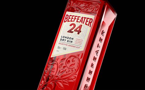 Beefeater Gin Unveils Elevated, Sustainable Bottle Design by Boundless Brand Design Beefeater Gin, London Brick, Pernod Ricard, Gin Distillery, London Dry Gin, Packaging Designs, Article Design, Dry Gin, Sustainable Packaging