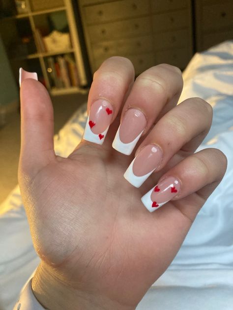 Boyfriend Initial Nails, French Nail Designs, Ballerina Nails, Simple Nail Designs, Classy Nails, French Nails, Simple Nails, Nails Inspiration, Nail Ideas