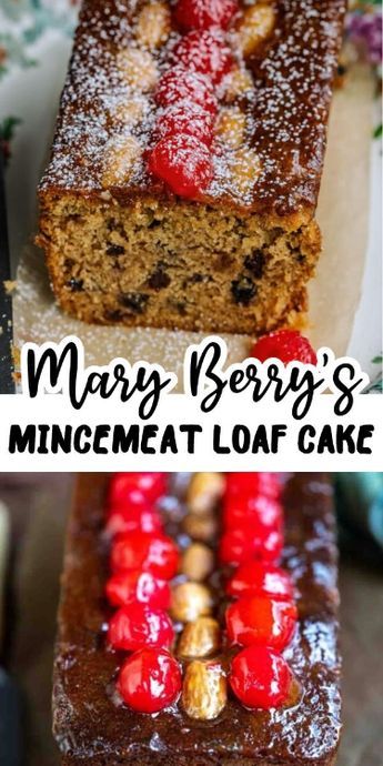 Mary Berry’s Mincemeat Loaf Cake is incredibly easy to make and tastes incredible! Perfect for sharing and gifting during the holidays and suitable for baking in your air fryer or the oven. This light fruit cake takes just minutes to throw together – I know it will become a festive favorite. English Cake Recipe, Light Fruit Cake Recipe, Mincemeat Cake, Mary Berry Recipes Baking, Mary Berry Cakes, Light Fruit Cake, Boiled Fruit Cake, Fruit Cake Recipe Easy, Homemade Christmas Cake