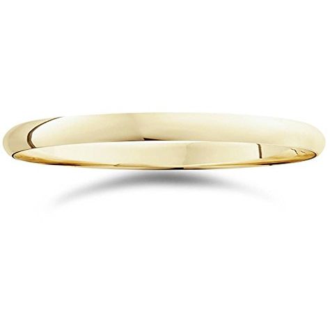 Pompeii3 Inc. 2mm 14K Yellow Gold Comfort Fit Plain Wedding Band Plain Gold Ring, Plain Wedding Band, Comfort Fit Wedding Band, Yellow Gold Wedding Band, Wedding Anniversary Rings, Plain Bands, Bottega Veneta Shoulder Bag, Pompeii, Yellow Diamond