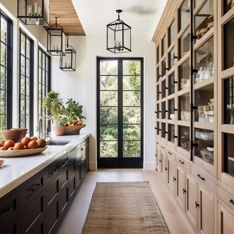 Pantry Door Ideas, Dream Kitchens Design, Kitchen Transformation, Kitchen Pantry Design, Pantry Door, Kitchen Inspiration Design, Pantry Design, Modern Farmhouse Kitchens, Door Ideas