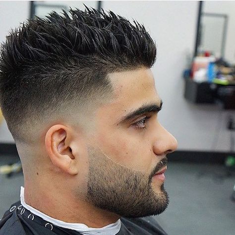 Popular Mens Haircuts, Pompadour Haircut, High Fade Haircut, Low Skin Fade, Short Spiky Haircuts, Low Fade Haircut, Short Spiky Hairstyles, Textured Haircut, Tapered Haircut