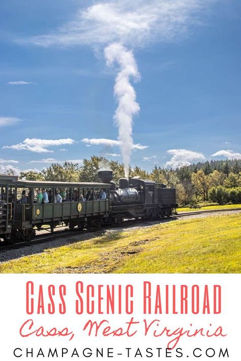 Take a trip on board the Cass Scenic Railroad, a state park in West Virginia with train excursions offering incredible long-range views.