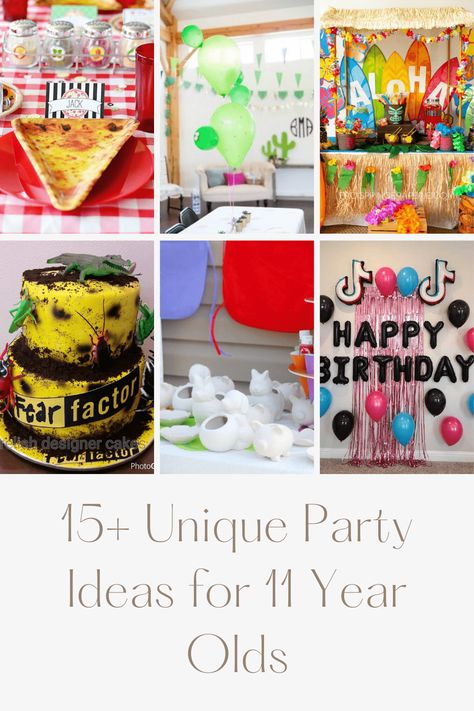 Finding a theme for your tween can be hard. Check out 15 unique birthday party ideas for 11 year olds that you are going to love. 11 Year Birthday Party Themes, Birthday Party Ideas For 11 Year Girl Theme, 11 Birthday Ideas Girl Theme, 11 Yr Birthday Party Ideas, Birthday Theme For 11 Year Girl, Birthday Themes For 11 Year Girl, 11 Year Birthday Party Ideas Boy, Girls 11th Birthday Party Ideas, 11 Year Birthday Party Ideas