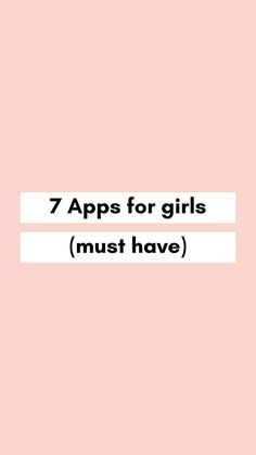 Discover my 7 favorite (must have) personal development + health apps that will help you to change your life ✨ Aesthetic Apps All Girls Should Have, Apps Every Girl Should Have, It Girl Apps, Apps Must Have Android, That Girl Apps, Apps To Download On Your Phone, Apps All Girls Should Have, Fun Apps To Download, Apps You Need