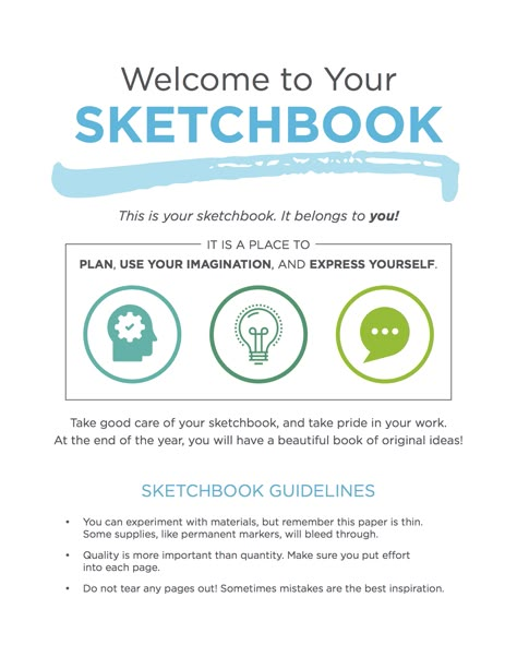 How to Use Cardboard and Copy Paper to Make the Easiest Sketchbook System Ever - The Art of Education University Middle School Art Sketchbook Ideas, Sketchbook Rules, Make Sketchbook, Diy Sketchbook, Copy Machine, Sketchbook Assignments, Art Teacher Resources, Art Handouts, High School Art Lessons