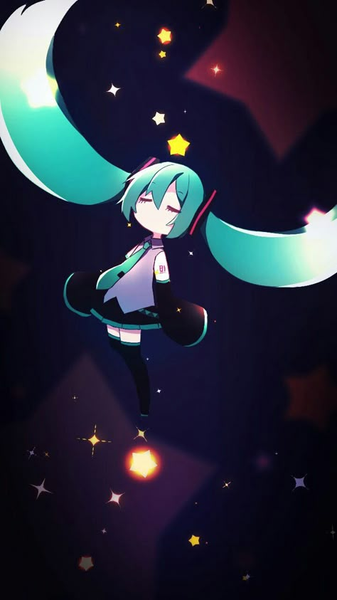 Cute Anime Desktop Wallpaper, Anime Desktop Wallpaper, Anime Desktop, Miku Hatsune Chibi, Best Wallpaper Hd, Miku Hatsune Vocaloid, Vocaloid Characters, Colorful World, Anime Wallpapers