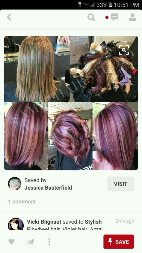 So excited to have this done Pinwheel Hair Color Ideas, Pinwheel Hair Color, Different Hair Styles, New Hair Ideas, Violet Hair, Purple Highlights, Hair Color Styles, Hair Techniques, Hair Styles Color