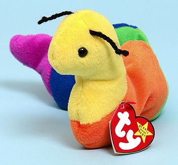 Inch (both versions) - Ty Beanie Babies inchworm Ty Beanie Babies, Beanie Babies, Beanie Baby, Ty Beanie, Release Date, Ruffles, Yarn, Crew Neck, Tumblr