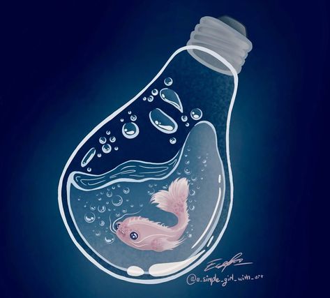 Transparent Art, Simple Girl, Bits And Bobs, Great Wave, Instagram A, Cute Drawings, Light Bulb, Lanterns, Art Collection