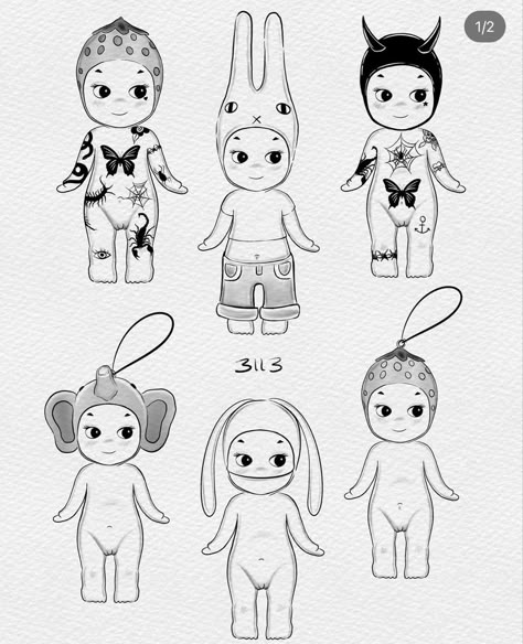 tattoos inspo, spark tattoo, simple tattoo, thin line tattoo, sonny angles, sonny angle tattoo, cute tattoos, tattoos idea, cute tattoos idea, color tattoos, sonny, black and white tattoos, cute black and white tattoos, sonny angles black and white Mother Daughter Line Work Tattoo, Sonny Angel Sketch, Sonny Angel Print, Sony Angel Tattoo, Sony Angel Drawing, Sonny Angel Painting, Sonny Angel Illustration, Sonny Angel Poster, Sonny Angel Art