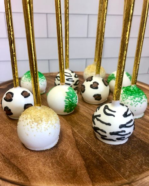 Jungle Theme Cakepops, Animal Themed Cake Pops, Safari Theme Cake Pops, Safari Cakepops, Safari Cake Pops, Jungle Cake Pops, Animal Cake Pops, Wild Baby Shower, Jungle Theme Cakes