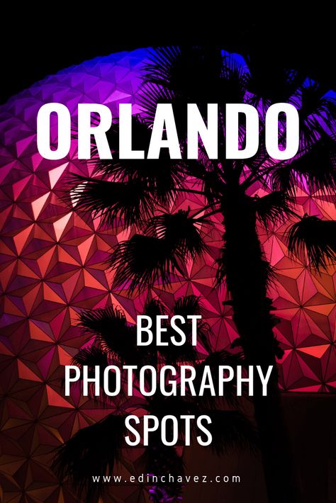 Best Photography Spots in Orlando Florida Orlando Florida Photography, Orlando Florida Picture Ideas, Orlando Instagram Spots, Orlando Photoshoot Locations, Orlando Photo Ideas, Orlando Photography, Orlando Universal, Orlando Photos, Florida Pictures