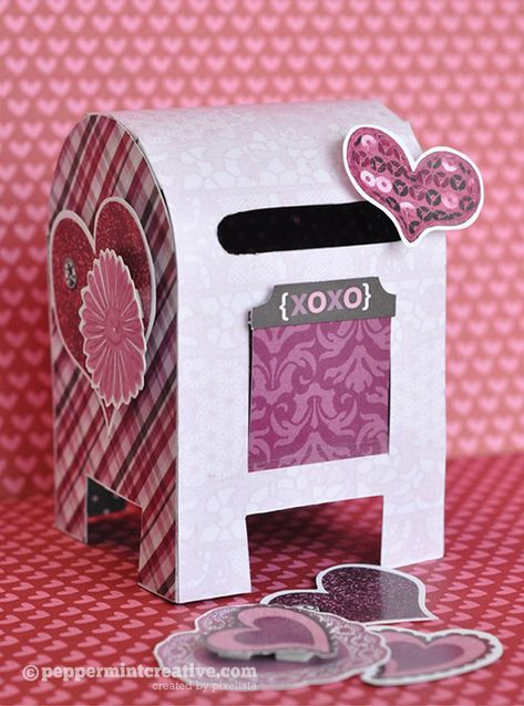 10 Mailbox Ideas for Valentine’s Day Mailbox Template, 3d Templates, Diy Mailbox, Mailbox Ideas, Valentine Mailbox, Valentine Day Boxes, Printable Valentine, Diy Valentine, Valentine Box