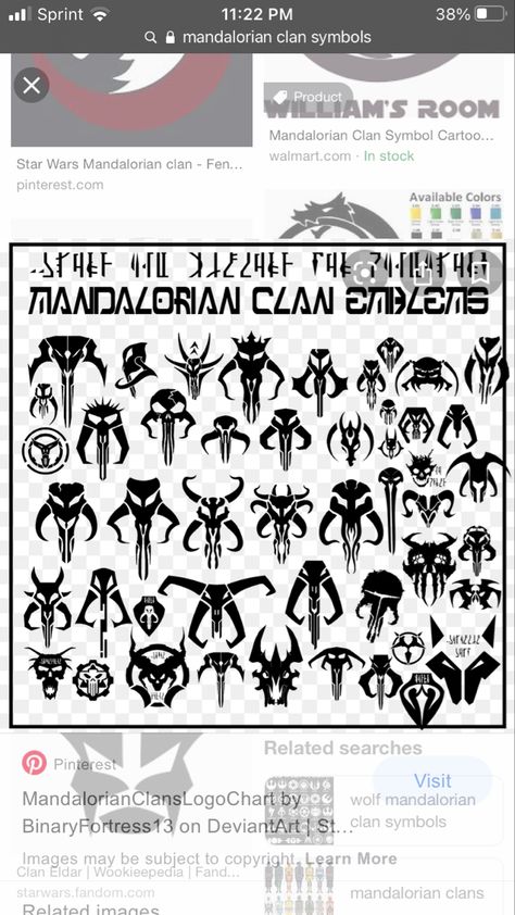 All Mandalorian Clans, Mandalorian Clan Symbols, Mandalorian Clans, Mandalorian Symbol, Mandalorian Tattoo, Armor Ideas, Mandalorian Armor, Star Wars Spaceships, Body Armor