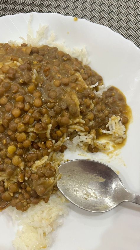 Meal Snap, Spiced Lentils, Fluffy Rice, Eating Food Funny, Food Captions, Food Crush, Lentil Stew, Food Babe, Food Carving