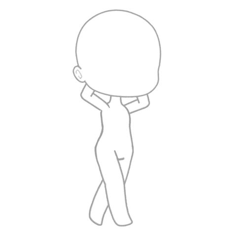 Gacha Life Base Body Pose