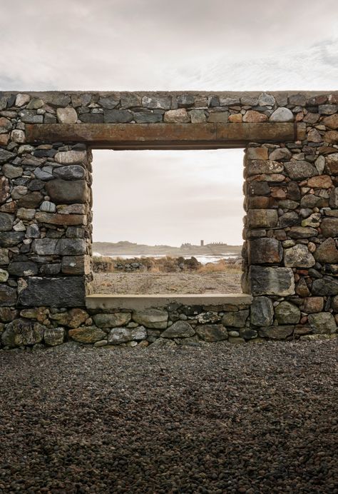 Corrugated Metal Roof, Agricultural Buildings, Boundary Walls, Farm Buildings, Timber Cladding, Stone Cottage, Cottage Design, Old Stone, Stone House