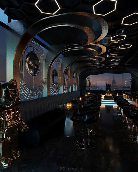 Club Design Interior, Luxury Bar Design, Sport Bar Design, Bar Lounge Design, Speakeasy Decor, Austin Interior Design, Luxxu Modern Design Living, Bar Mini, Nightclub Design