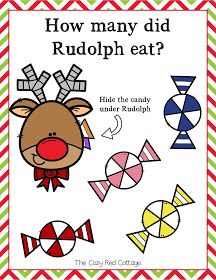 Reindeer Math game and I spy reindeer colors Preschool Reindeer Activities, Reindeer Preschool, Reindeer Art Projects, Christmas Preschool Printables, White Board Markers, December Themes, Prek Christmas, December Preschool, Christmas Lesson Plan