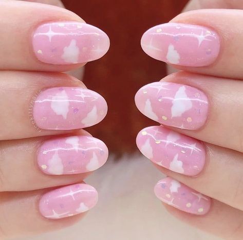 Short Pink Nails, Shaped Nails, Amazing Nails, Anime Nails, Nails Colors, Really Cute Nails, Ootd Photography, Designer Tshirt, Unique Acrylic Nails