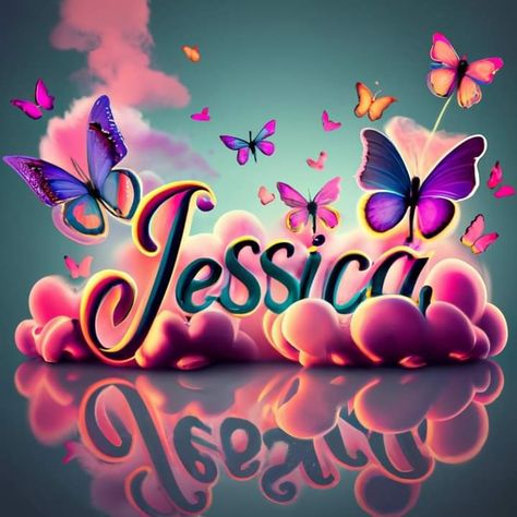 Jessica Name, J Letter Images, Name Design Art, Happy Birthday To Me Quotes, Lion King Drawings, Lucky Wallpaper, Birthday Quotes For Daughter, Love Pink Wallpaper, Art Sketches Doodles