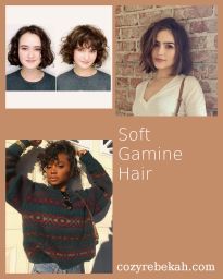 Soft Gamine Haircut, Kibbe Hairstyles, Gamine Hairstyles, Soft Gamine Hair, Gamine Hair, Soft Gamine Style, Hair Cuts Styles, Romantic Gamine, Soft Hair Color