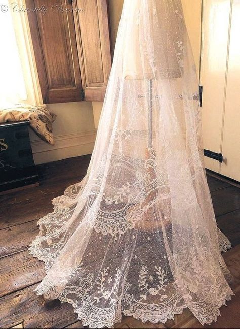 12. Lacy and Sheer Veils Vintage, Vintage Veil, Vintage Veils, Bridal Skirts, Long Veil, Victorian Wedding, Antique Wedding, Wedding Gowns Vintage, Bridal Veils