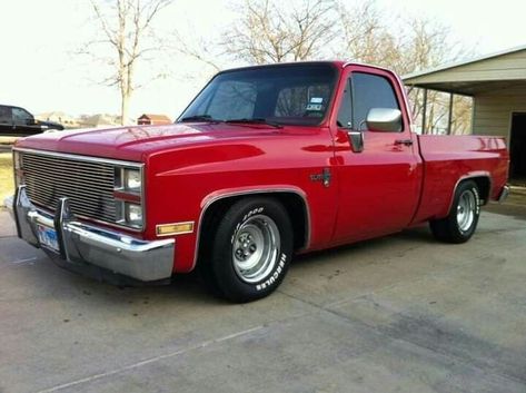 1984 Chevrolet Silverado, aftermarket billet grill added. C10 Chevy Truck 73-87, 87 Chevy Truck, Muscle Truck, Sport Truck, Lowered Trucks, C10 Chevy Truck, Custom Chevy Trucks, C10 Trucks, Chevy Muscle Cars