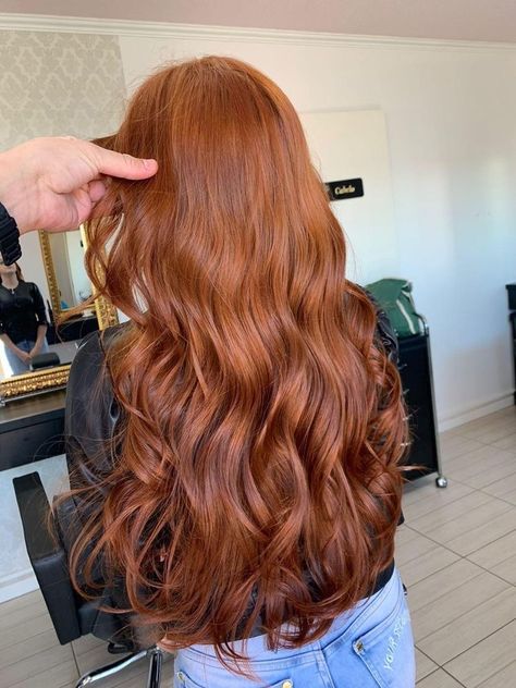 Carrot Brown Hair, Ginger Hair Color With Lowlights, Cobre Hair Color, Rich Copper Hair Color, Dyed Ginger Hair, Summer Copper Hair, Orange Copper Hair, Orange Ginger Hair, Auburn Copper Hair